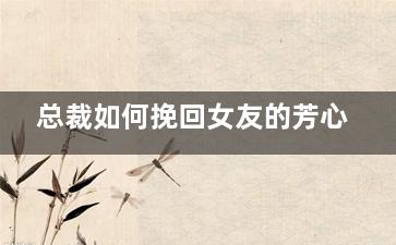 总裁如何挽回女友的芳心