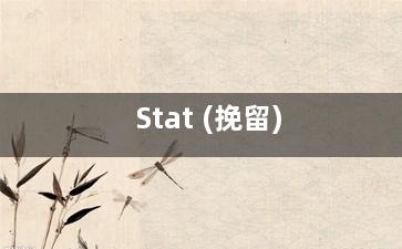 Stat (挽留)