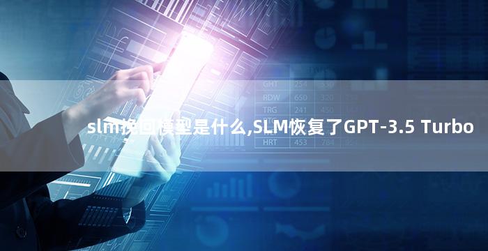 slm挽回模型是什么,SLM恢复了GPT-3.5