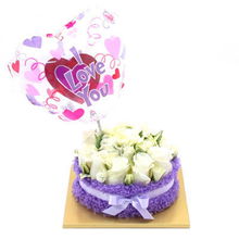 挽回男朋友花束蛋糕,重返男友心，送美食花礼