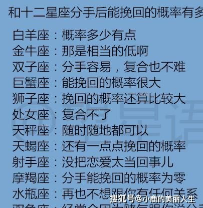 挽回狮子座概率,狮子座挽回成功的几率如何提高？